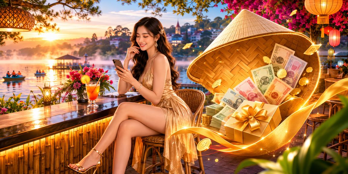 Minh họa tính năng cashback và bảo mật tài khoản cá cược tại Đà Lạt